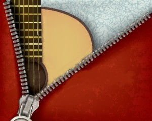 guitar zipper